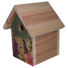 Load image into Gallery viewer, Cedar Wooden A-Frame Birdhouses for Wrens - Easy to Hang