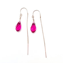 Load image into Gallery viewer, Swarovski Crystal droplet earrings