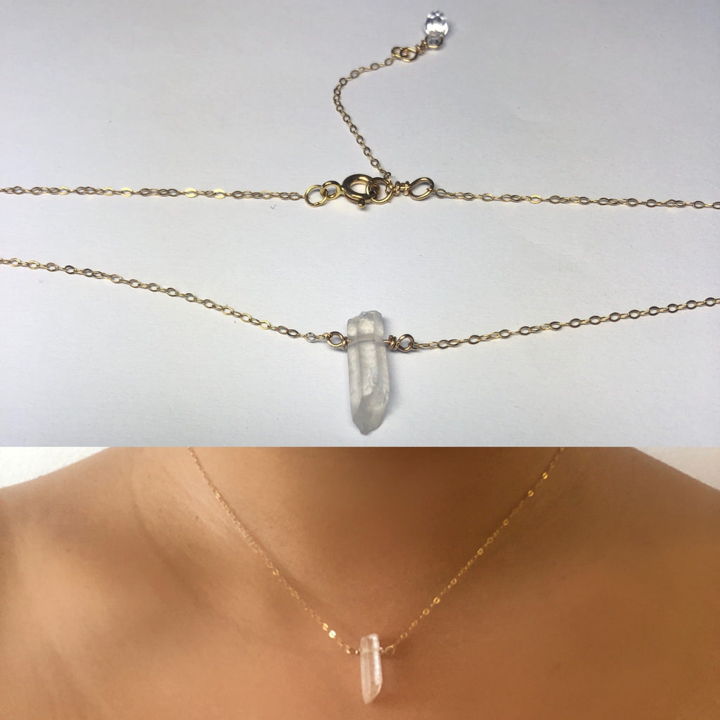 Small Quartz Point necklace
