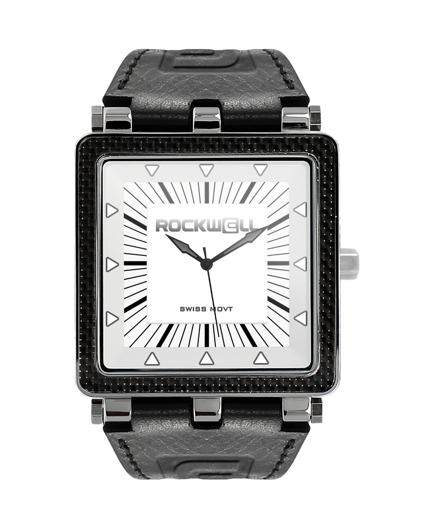 CF Leather (White/Black) Watch
