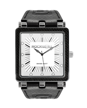 Load image into Gallery viewer, CF Leather (White/Black) Watch