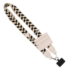 Load image into Gallery viewer, Clip &amp; Go Strap w/Zippered Pouch Chevron