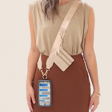 Load image into Gallery viewer, Clip &amp; Go Strap with Pouch - Neutral Collection