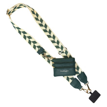 Load image into Gallery viewer, Clip &amp; Go Strap w/Zippered Pouch Chevron