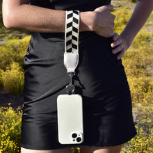 Load image into Gallery viewer, Clip &amp; Go Strap w/Zippered Pouch Chevron