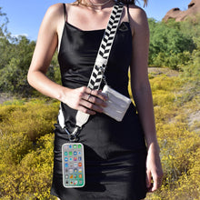 Load image into Gallery viewer, Clip &amp; Go Strap w/Zippered Pouch Chevron