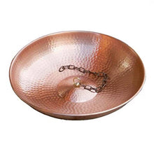 Load image into Gallery viewer, Premium Hand Hammered Copper Rain Chain Basin - 11-inch Diameter