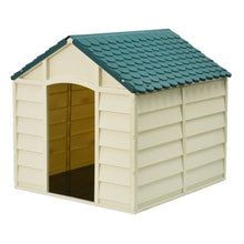 Load image into Gallery viewer, Large Heavy Duty Outdoor Waterproof Dog House in Beige Polypropylene
