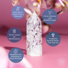 Load image into Gallery viewer, Limitless Manifestation - Ice Quartz Point
