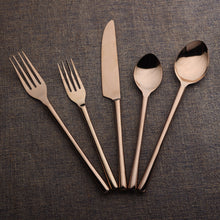 Load image into Gallery viewer, Camellia PVD Flatware, 5-Pc. Place Setting