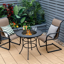 Load image into Gallery viewer, 4 in 1 Fire Pit, Grill Cooking BBQ Grate, Ice Bucket, Dining Table