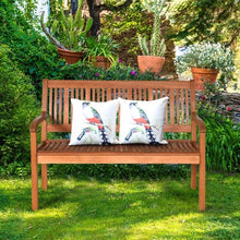 Load image into Gallery viewer, FarmHome Slatted 2 Seater Garden Eucalyptus Bench