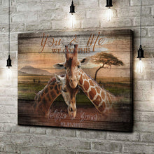 Load image into Gallery viewer, We Got This Couple Giraffe Sign
