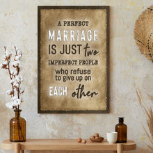 Load image into Gallery viewer, A Perfect Marriage Sign