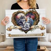Load image into Gallery viewer, Couple Wolves Sign III