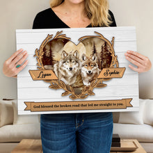 Load image into Gallery viewer, Couple Wolves Sign V