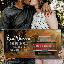 Load image into Gallery viewer, Custom Vintage Truck Couple Sign II
