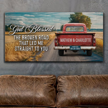Load image into Gallery viewer, Custom Vintage Truck Couple Sign IV