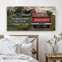 Load image into Gallery viewer, Custom Vintage Truck Couple Sign V