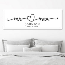 Load image into Gallery viewer, Mr. And Mrs. Sign