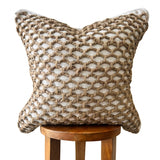Tuban Pillow Cover – Neutral Textured Boho Accent Pillow