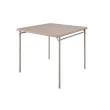 Load image into Gallery viewer, 5-Piece Square Folding Dining Table with 4 Chairs Guest Set Game Table - Beige