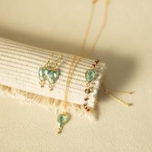 Load image into Gallery viewer, Green Amethyst Gold Isla Bracelet