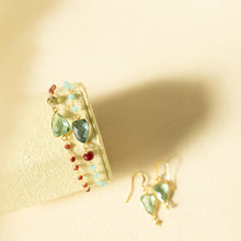 Load image into Gallery viewer, Green Amethyst Gold Isla Bracelet