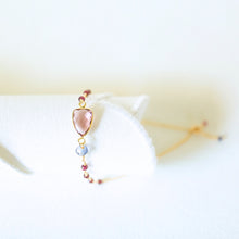 Load image into Gallery viewer, Rhodolite Garnet Silver Isla Bracelet