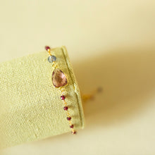 Load image into Gallery viewer, Rhodolite Garnet Silver Isla Bracelet