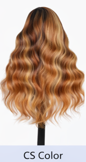 Chestnut Brown Virgin Human Hair 24' Lace Wig Straight Lace Front