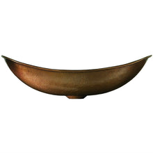 Load image into Gallery viewer, Hammered Copper Bath Vessel Sink Oval 19 x 14 inch