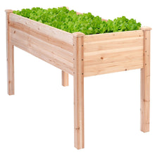 Load image into Gallery viewer, Solid Wood Cedar 30-inch High Raised Garden Bed Planter Box