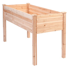 Load image into Gallery viewer, Solid Wood Cedar 30-inch High Raised Garden Bed Planter Box