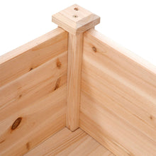 Load image into Gallery viewer, Solid Wood Cedar 30-inch High Raised Garden Bed Planter Box