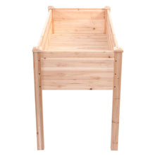 Load image into Gallery viewer, Solid Wood Cedar 30-inch High Raised Garden Bed Planter Box