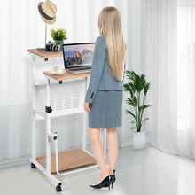 Load image into Gallery viewer, Multifunction Adjustable Height Mobile Stand-Up Computer Desk Work Station