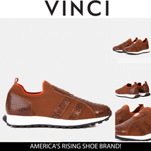 Load image into Gallery viewer, The Aslan Tan Knitted &amp; Leather Men Sneaker