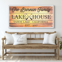 Load image into Gallery viewer, Family Lake House Paddle Sign III