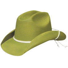 Load image into Gallery viewer, Deadwood Trading Hat Company Calamity (Lime Green) - Straw Cowgirl Hat