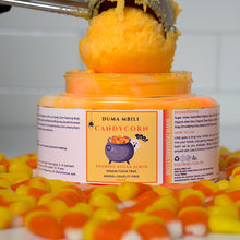 Load image into Gallery viewer, Candy Corn Foaming Sugar Scrub