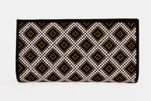 Load image into Gallery viewer, The Nampula Black Glitter Suede Leather Small Clutch