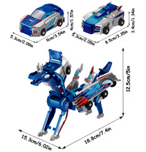 Load image into Gallery viewer, Car &amp; Transforming Dinosaur Toy – Crash-Proof Manual