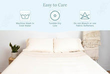 Load image into Gallery viewer, Organic Sateen Bed Sheets Set