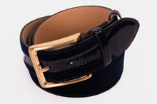 Load image into Gallery viewer, The Casaletti Navy Blue Leather Belt