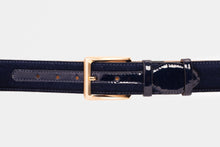 Load image into Gallery viewer, The Casaletti Navy Blue Leather Belt