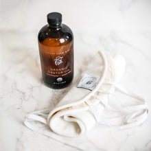 Load image into Gallery viewer, Organic Pure Castor Oil + Cloth Pack Bundle