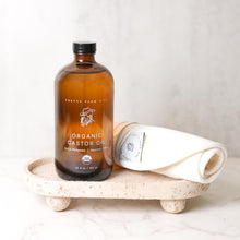 Load image into Gallery viewer, Organic Pure Castor Oil + Cloth Pack Bundle