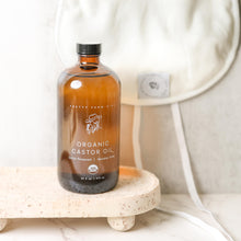Load image into Gallery viewer, Organic Pure Castor Oil + Cloth Pack Bundle