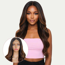 Load image into Gallery viewer, Celine Glueless 5x5 HD Lace Professionally Colored 100% Human Hair Closure Wig